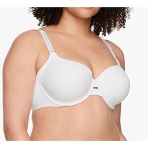 Warner’s Underwire Lightly Lined Bra | 40B | Extra Side Smoothing | White | NWT